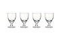 Yala Hammered Wine Glass - Clear Glass (Set of 4)-nkuku