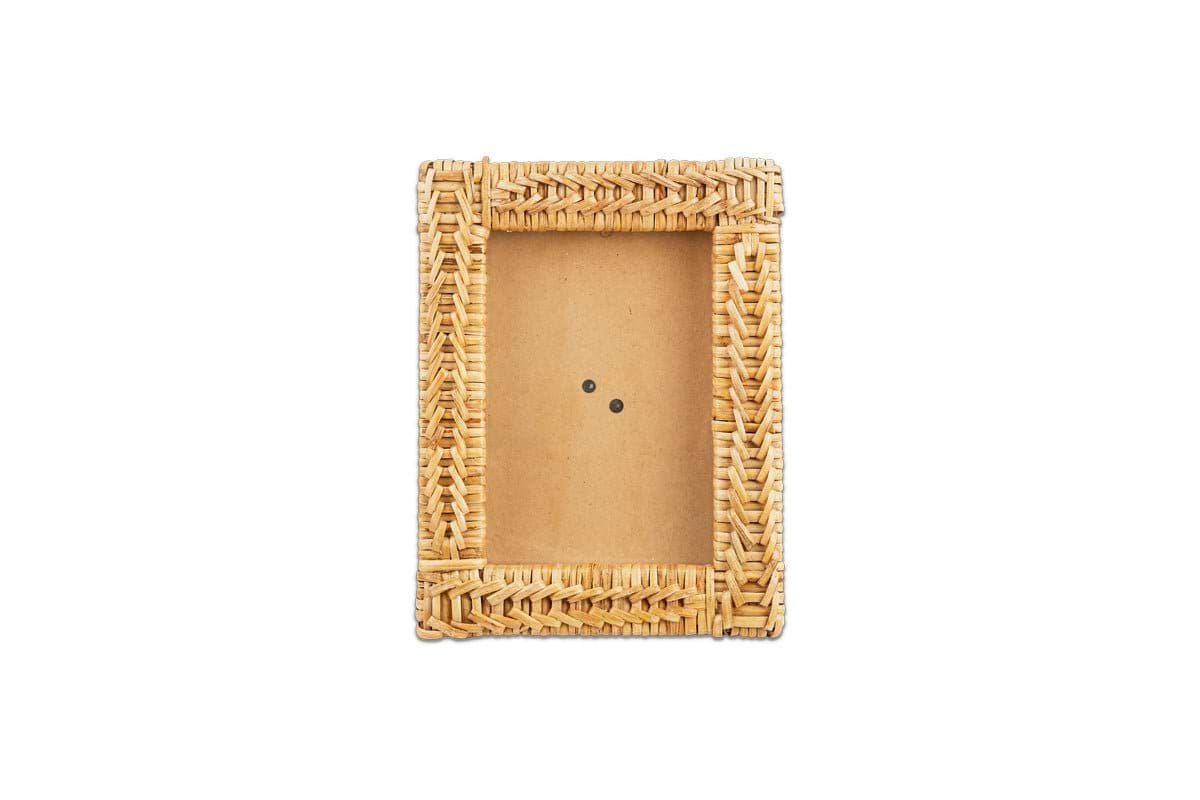 Yanis Rattan Photo Frame-nkuku