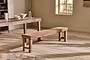 Nkuku CHAIRS STOOLS & BENCHES Aarna Reclaimed Bench - Natural - Small