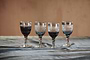 Nkuku Glassware Abeeko Wine Glass - Smoke (Set of 4)