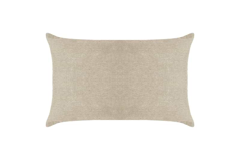 Nkuku TEXTILES Adya Linen Housewife Pillowcase Pair - Natural