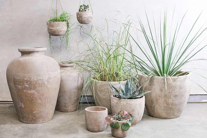 Nkuku Vases & Planters Affiti Clay Planter