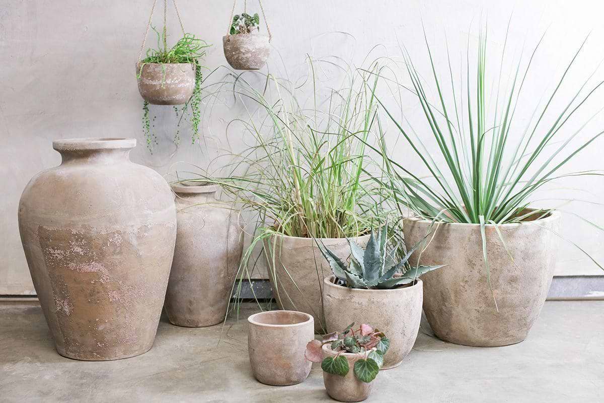 Nkuku Vases & Planters Affiti Clay Tapered Pot