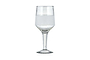 Nkuku GLASSWARE Anara Etched Wine Glass - Clear - Set of 4 - Large