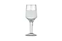Nkuku GLASSWARE Anara Etched Wine Glass - Clear - Set of 4 - Small