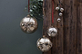 Nkuku Christmas Decorations Antique Gold Baubles (Set of 4)