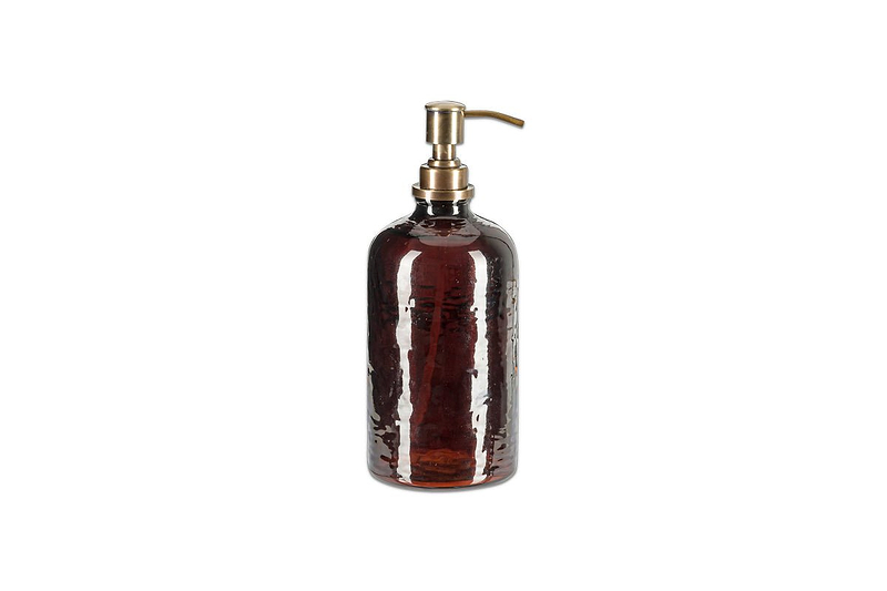 nkuku GIFT JEWELLERY & ACCESSORIES Avamali 1 Litre Recycled Glass Refill Bottle - Shampoo or Conditioner