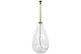 nkuku LAMPS AND SHADES Baba Recycled Glass Floor Lamp - Clear