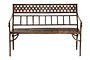 Nkuku OUTDOOR LIVING Bahula Decorative Iron Bench