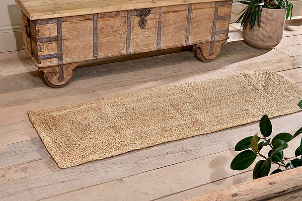 Nkuku Rugs Braided Hemp Floor Runner