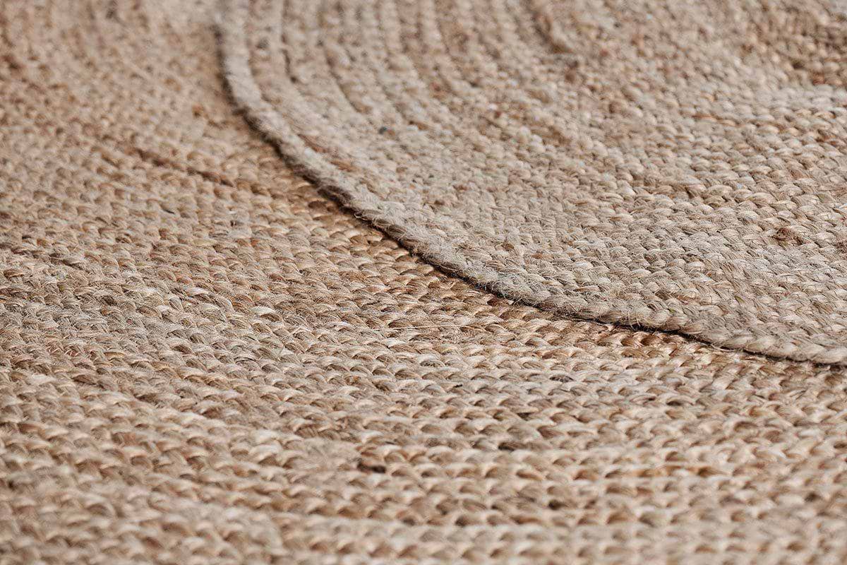 Hemp Loop Rug Braided Hemp Rug - Round – nkuku