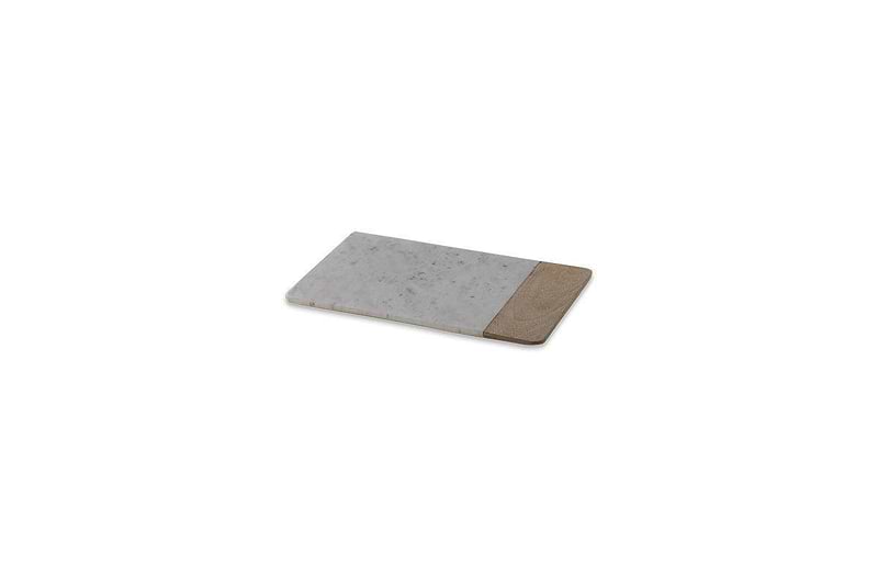 Nkuku Chopping Boards Bwari Long Marble Board - White