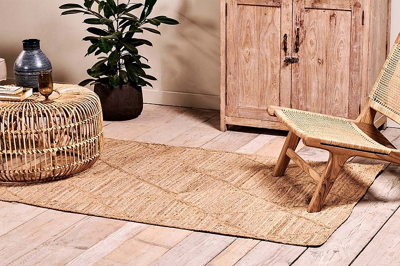 Nkuku RUGS Chaprala Braided Hemp Rug
