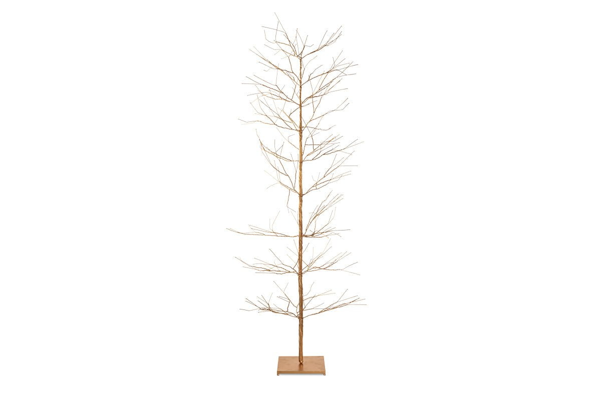 Nkuku CHRISTMAS DECORATIONS Charida Base Wire Tree - Brass - Extra Large