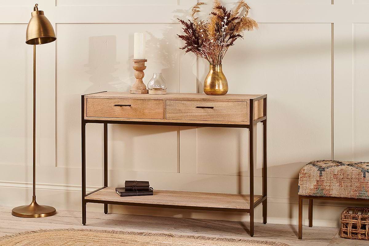 Mango wood entry table new arrivals
