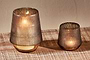 nkuku CANDLES HOLDERS & LANTERNS Dera Etched Glass Tealight