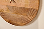 nkuku MIRRORS WALL ART & CLOCKS Eady Mango Wood Clock - Large