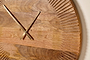 nkuku MIRRORS WALL ART & CLOCKS Eady Mango Wood Clock - Large