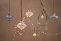 Nkuku Christmas Decorations Eliza Baubles - Gold Lustre (Set of 4)