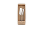 Ena Cheese Knife Set - Brushed Silver (Set of 2)