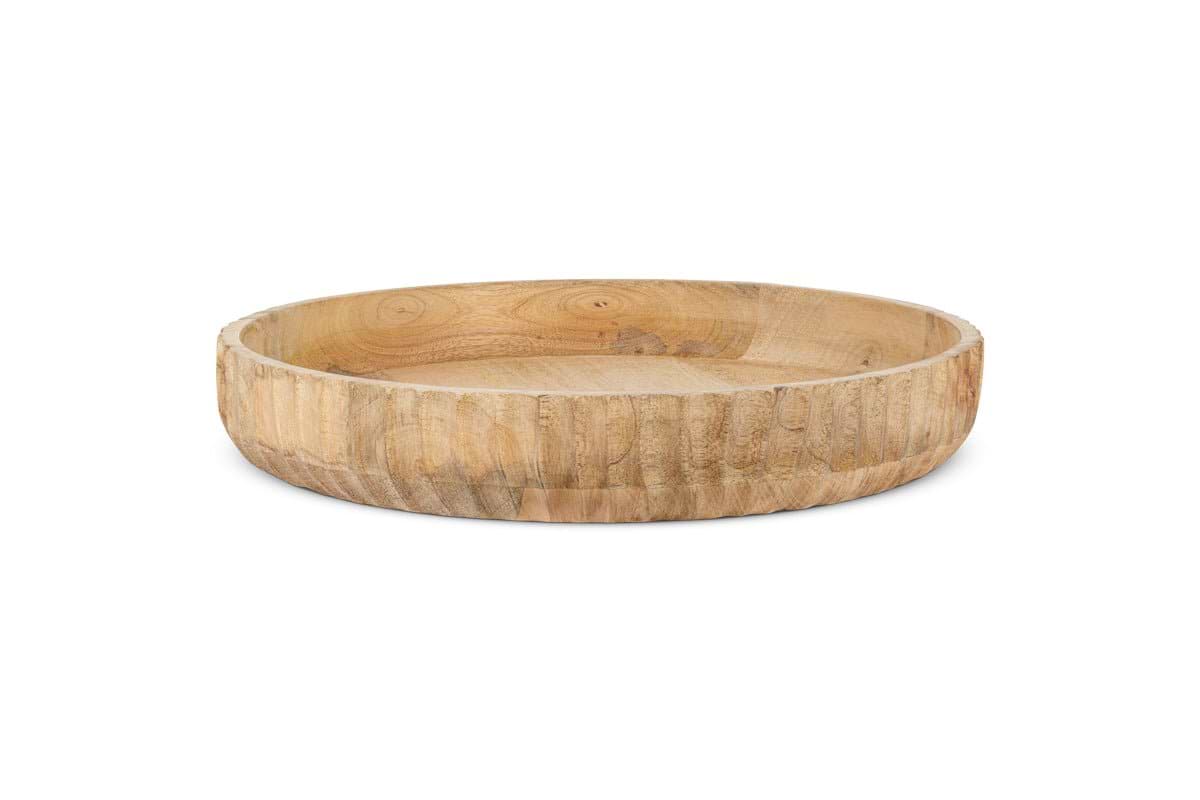 Nkuku Doti Carved Mango Wood Bowl