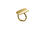 Nkuku Jewellery & Accessories Huron Hammered Ring Band