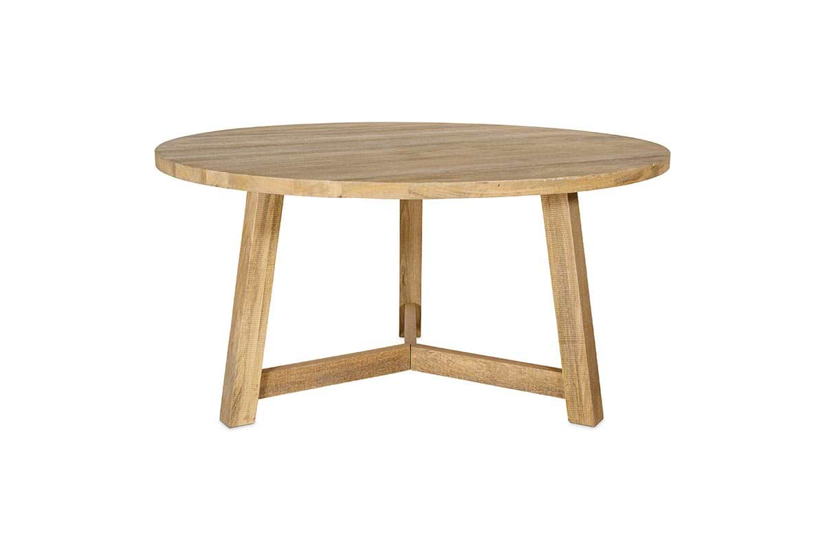 Nkuku TABLES Indali Mango Wood Round Dining Table
