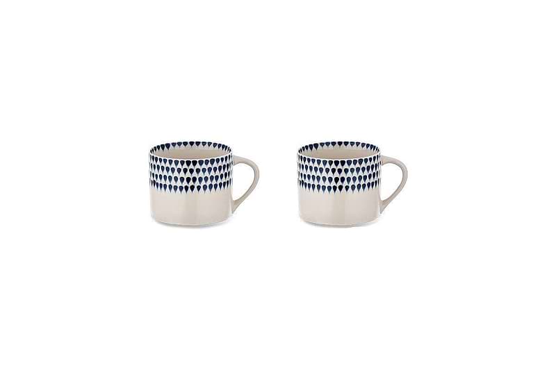 Nkuku Tableware Indigo Drop Small Mug (Set of 2)