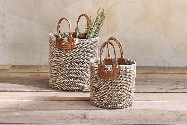 Nkuku Storage & Baskets Indra Coil Basket - Natural