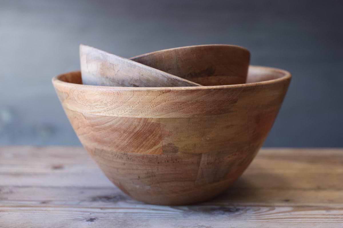 Indus Wooden Bowl – Nkuku