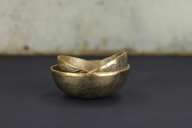 Nkuku Decorative Accessories Jahi Gold Bowl