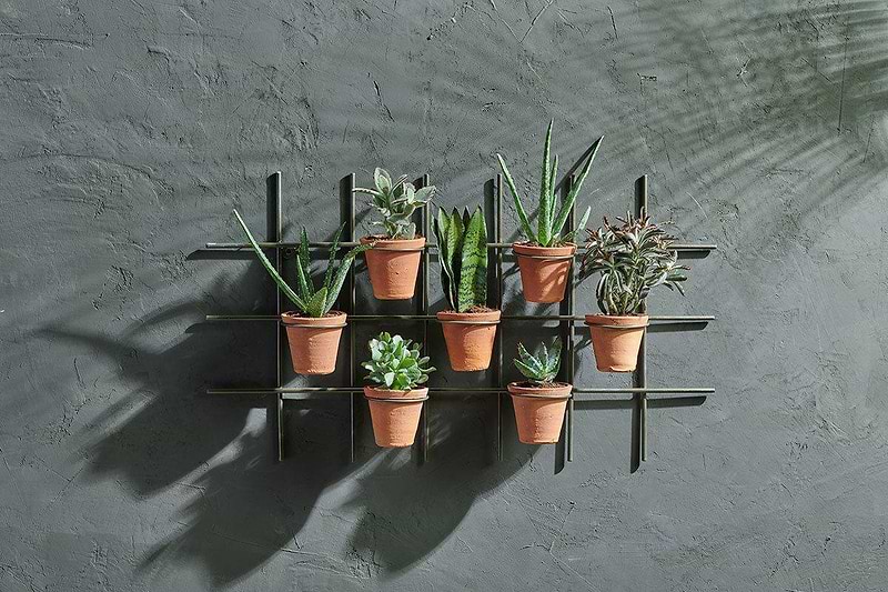 Nkuku Vases & Planters Jara Terracotta Wall Hung Planter