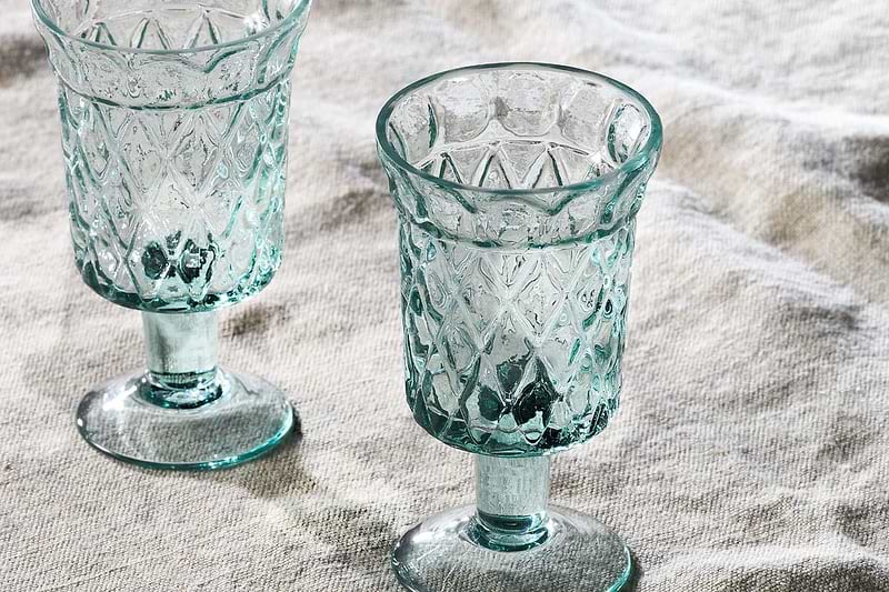 Nkuku Glassware Karala Wine Glass (Set of 4)