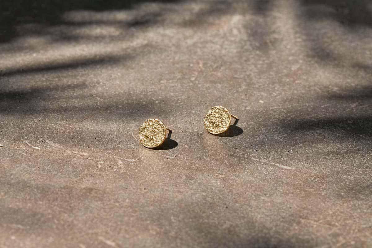 Karnataka Disc Earring Studs Nkuku