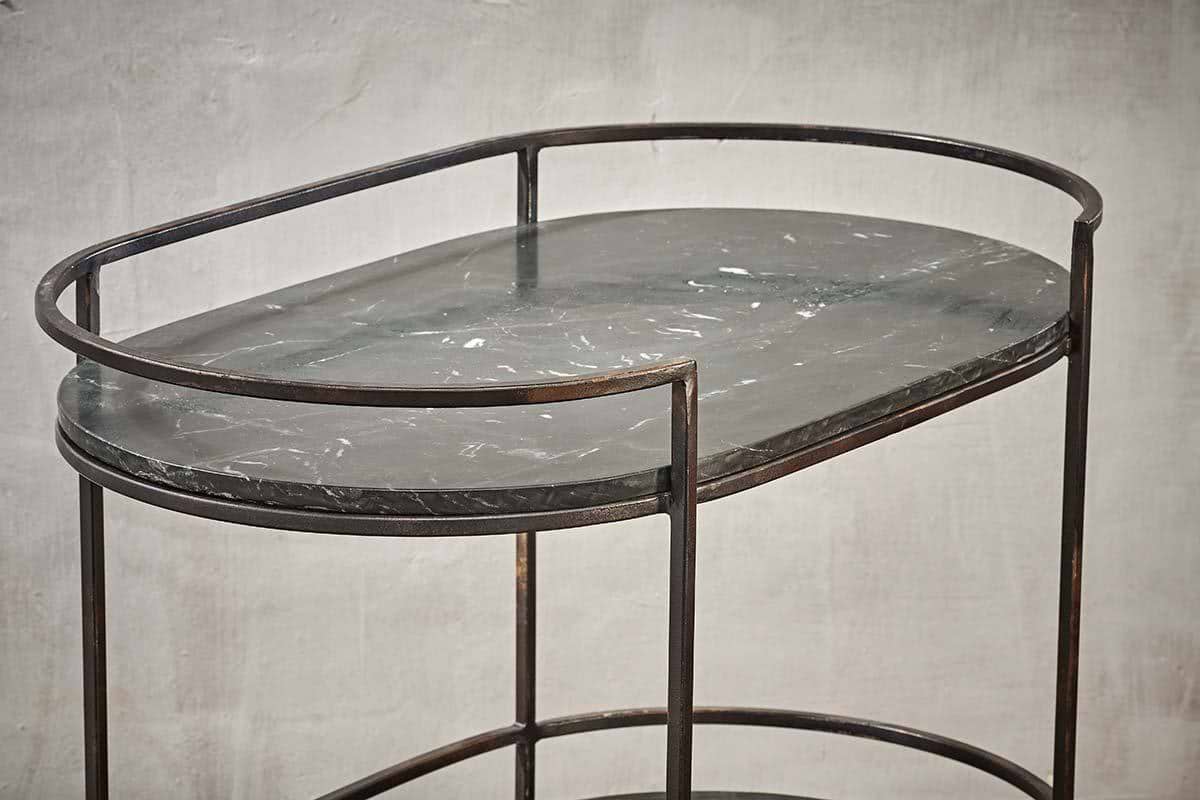 Nkuku Furniture Karoko Marble Drinks Table
