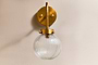 nkuku LIGHTS Konnie Bathroom Wall Lamp Globe - Clear