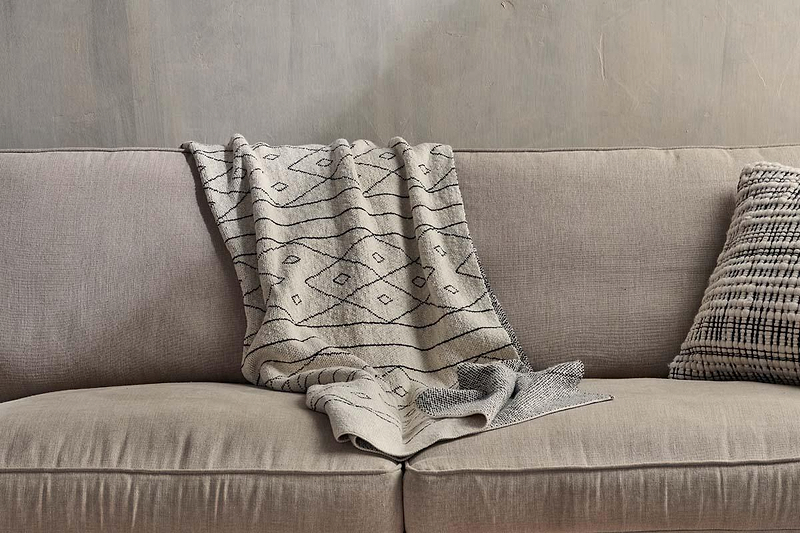 Nkuku Cushions & Throws Kosumi Diamond Throw