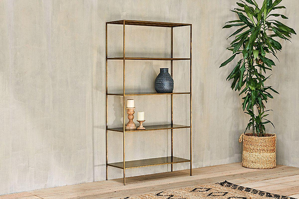 Nkuku Furniture Mahi Shelving Unit - Wide (Available from 12th August)