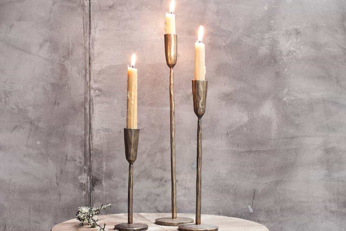 Brass Candle Stand 9.5 Inch