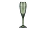 Nkuku GLASSWARE Mila Tall Champagne Glass - Dark Emerald - Set of 4