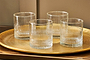Nkuku Glassware Mila Tumbler - Clear (Set of 4)