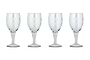 Nkuku Glassware Mila Wine Glass - Clear (Set of 4)