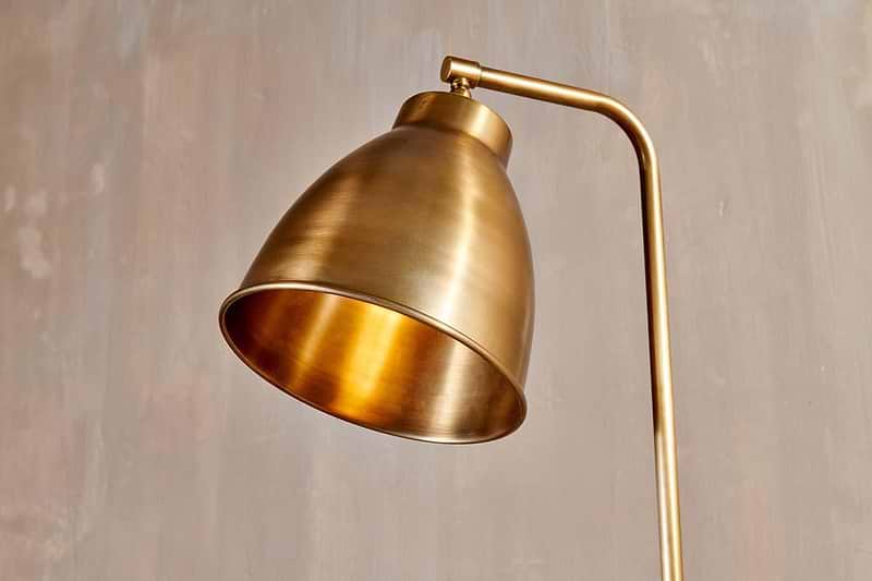 Nkuku Lighting Muturi Floor Lamp - Antique Brass