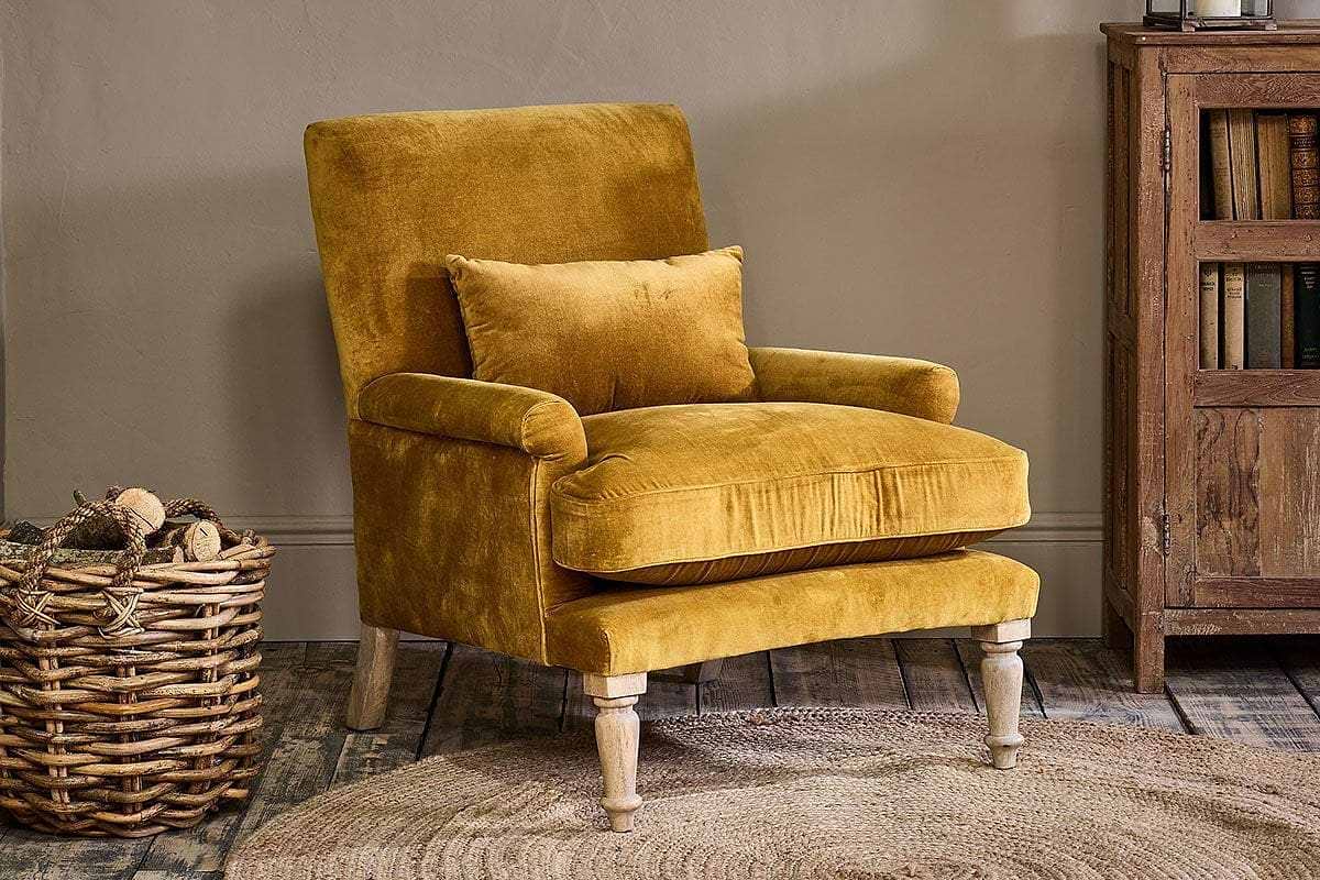 Velvet armchairs hotsell