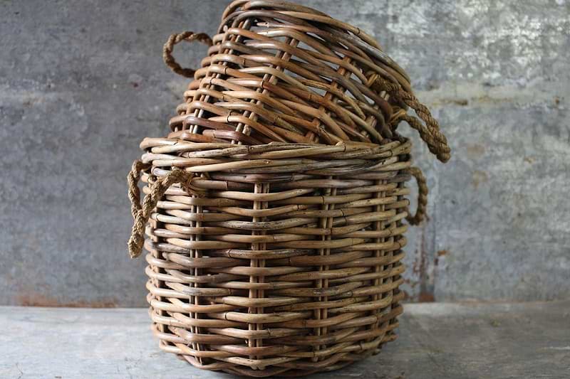 Nkuku Storage & Baskets Rattan Chunky Basket