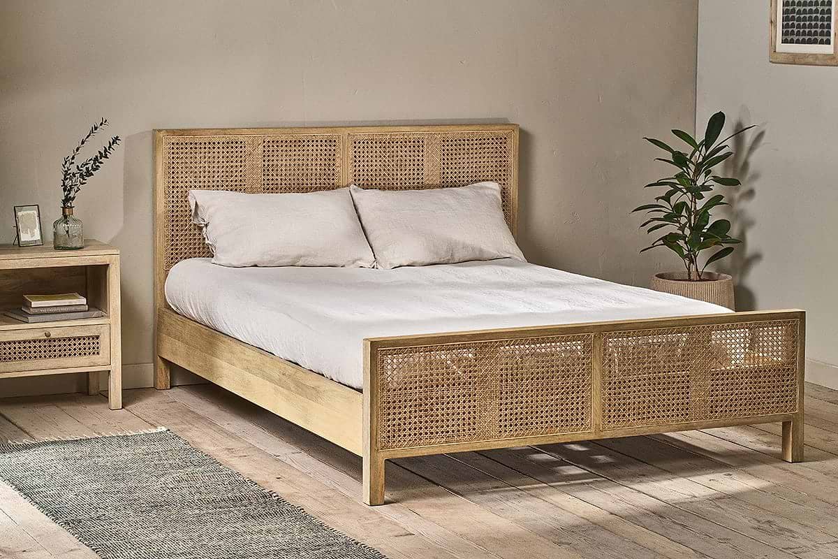 Mango wood sales headboard