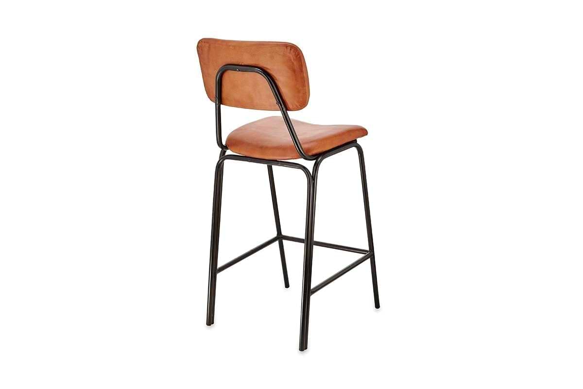 Nkuku FURNITURE Sotta Leather Bar Chair