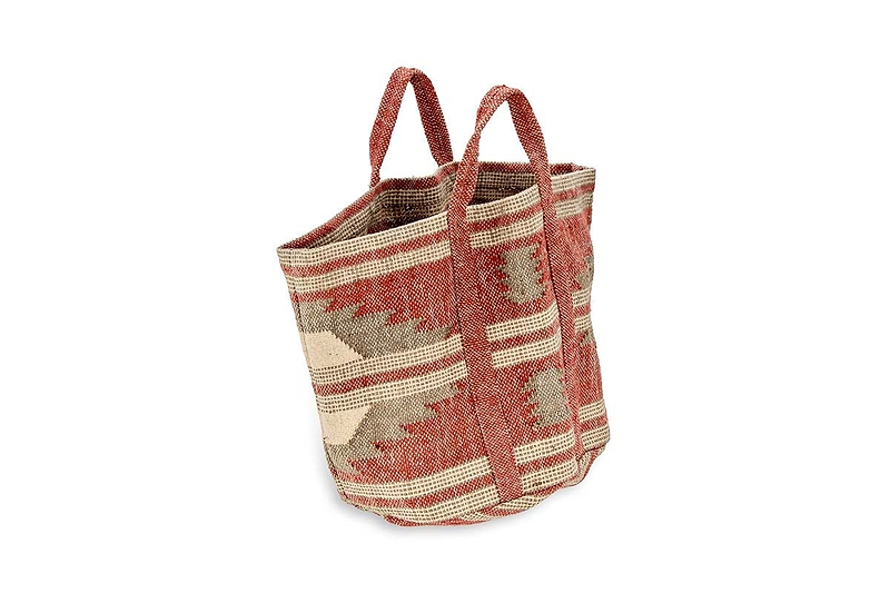 Nkuku STORAGE & BASKETS Supaul Kilim Basket
