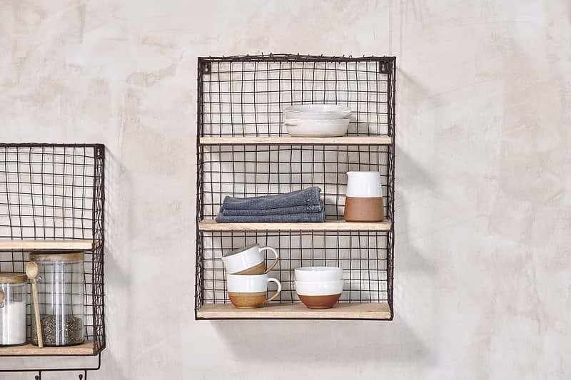 Nkuku Storage & Baskets Tamba Wall Hung Shelf