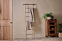 Nkuku HOOKS, KNOBS & RAILS Temur Iron Decorative Ladder - Brass
